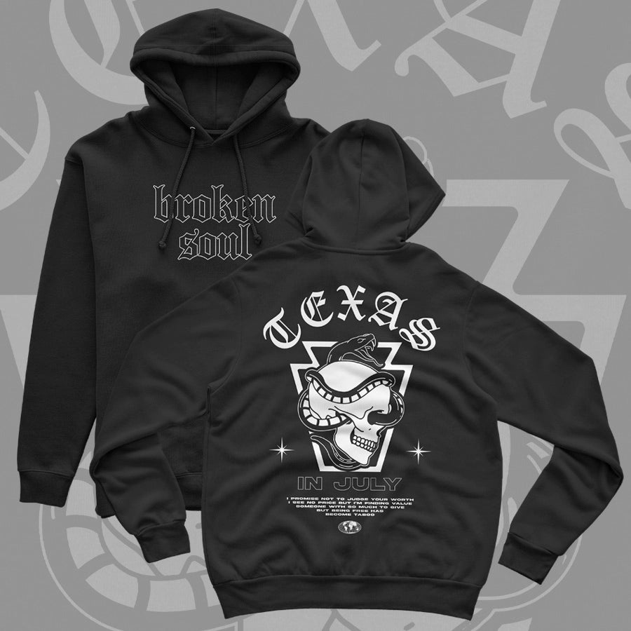 BROKEN SOUL HOODIE texasinjuly
