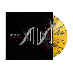 BLOODWORK LP - YELLOW WITH BLACK SPLATTER